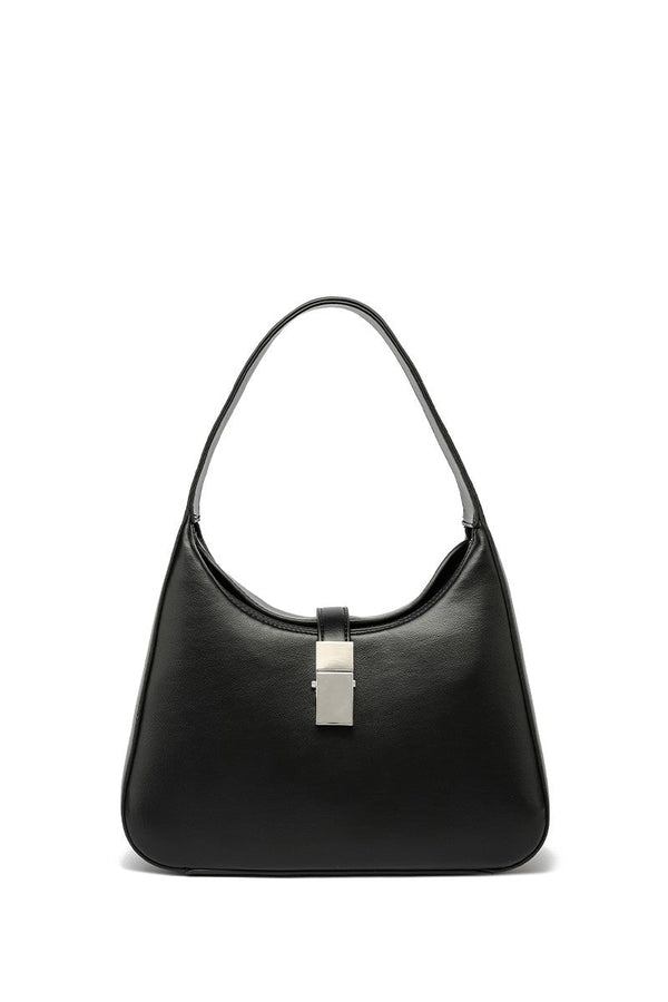 Crescent Black Shoulder Bag