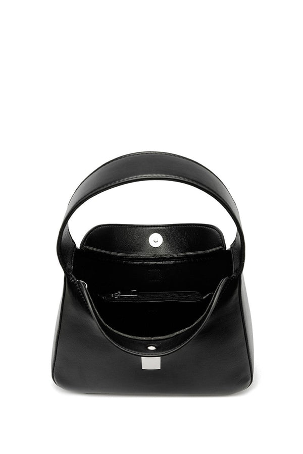 Crescent Black Shoulder Bag